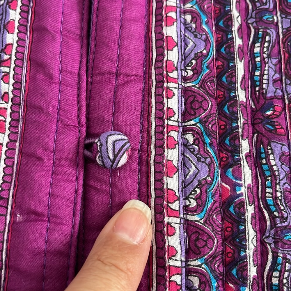 Vintage Blair Women’s Quilted Reversible Purple Jacket XL - Picture 7 of 13